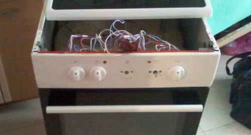 Ремонт керамической электроплиты. Даниловский район 