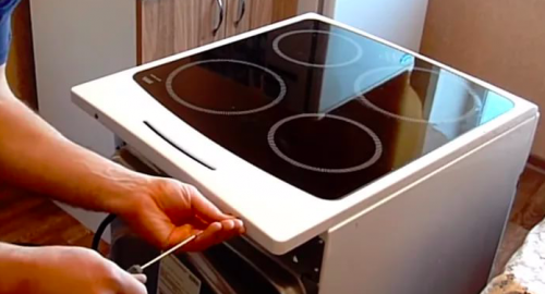 Ремонт сенсорной электроплиты. Даниловский район 